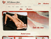 Tablet Screenshot of loveukglamourgirls.com